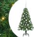 vidaXL Kunstkerstboom Groen 120 cm PVC en Staal en Kunststof