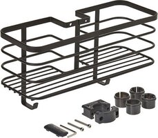 Metaltex Doucherek - Badkamerrek - Matzwart - 29x11x15 cm