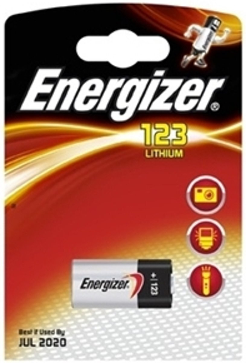 Energizer 6x CR123A - CR17345 3V Foto Lithium Batterijen