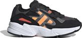 Adidas Yung-96 Chasm J Lage Sneakers Unisex Kinderen Zwart Leer Maat 38 2/3