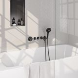 Brauer Gunmetal Carving Thermostatische Inbouw Badkraan