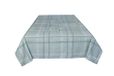 Sleepdown Geruit bedrukt decoratief 100% katoen half Panama tafelkleed voor eettafel - duurzaam vlekbestendig tafelkleed - groen - 137cm x 229cm