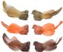 Decoris Vogel foam l3.5b11h3.5 cm a6 2st kerst