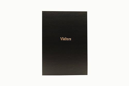 Guildhall Bedrijfsbezoekerboek - 160 pagina's - A4 - Zwart