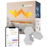 Nanoleaf Shapes Hexagon Expansion Pack, 3 Additional Smart Light Panels LED RGBW - Modular Wi-Fi Colour Changing Wall Lights, Works with Alexa Google Assistant Apple Homekit, for Room Decor & Gaming