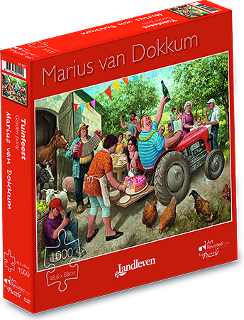 Art Revisited Marius van Dokkum - Tuinfeest Puzzel (1000 stukjes)