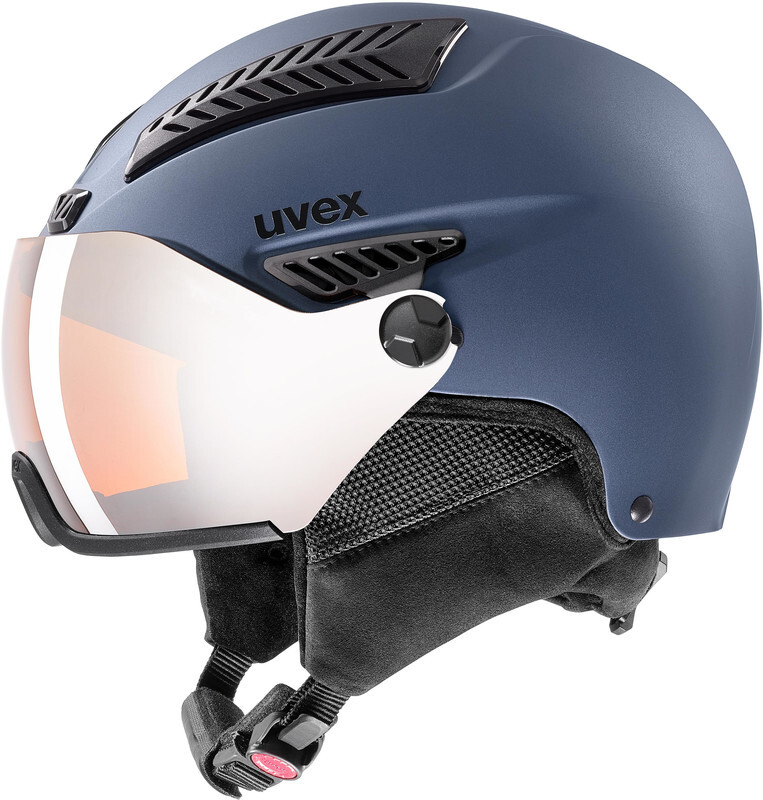 UVEX hlmt 600 Visor Helmet, blue mat 53-55cm 2019 Ski & Snowboard helmen