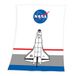 Herding NASA fleece deken, ca. 130x170 cm, 100% polyester