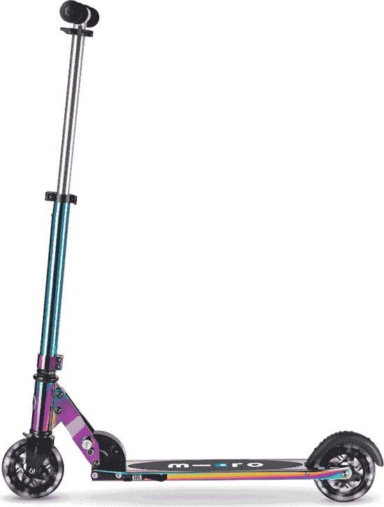 Micro Mobility Micro Sprite LED Neochrome Step - Chroom