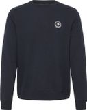 Blend Herren Langarmshirt - Katoen/Polyester - Blauw - Maat S
