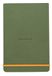 RHODIA 194354C - Hardcover Webnotepad Notitieboek Salie - 9 x 14 cm - Gelijnd - 192 Afscheurbare Pagina's - Clairefontaine Ivoor Papier 90 g/m² - Leeslint, Elastieksluiting - Omslag in Imitatieleer