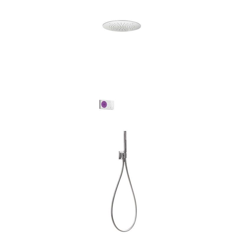 Tres Exclusive elektronische inbouw regendouche incl. handdouche 09286555 - Chroom