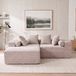 MODENUIT Canapé d'angle 266 cm - Beige