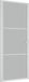 VidaXL Binnendeur 83x201,5 cm matglas en aluminium wit