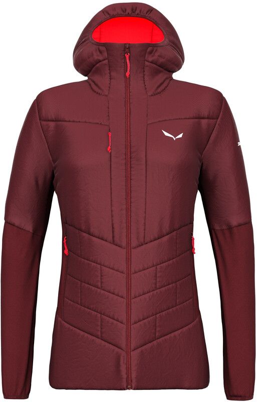 SALEWA Ortles Hybrid TirolWool Celliant Jacket Women, Red