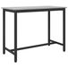 vidaXL Tafel Grijs Sonoma 100 x 50 x 76,5 cm Engineered hout en staal