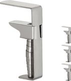 Relaxdays tafelkleedklemmen - set van 4 - verstelbaar - voor tafels - tot 4,2 cm - rvs - buiten