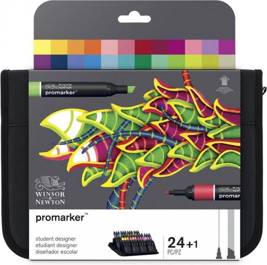 Winsor & Newton Promarker Student Designer Set - 24 kleuren
