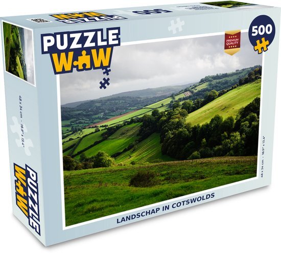 MuchoWow Puzzel Landschap in Cotswolds - Legpuzzel - Puzzel 500 stukjes