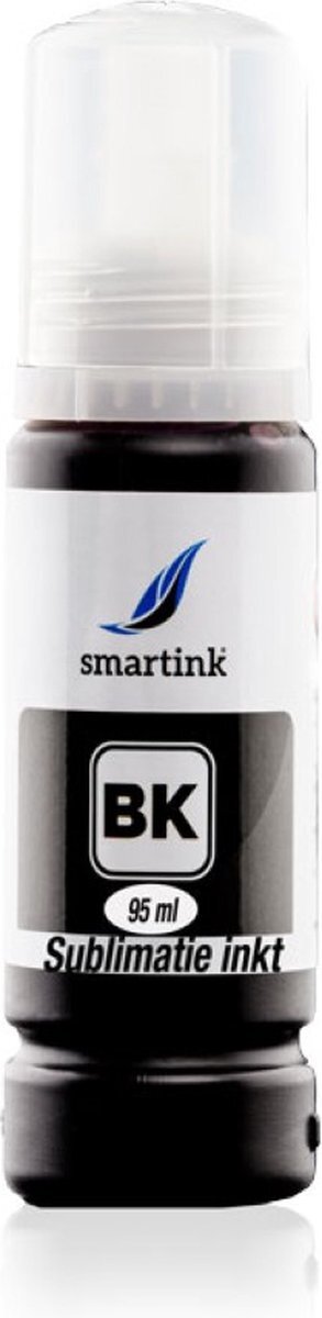 Smart ink Geschikt Epson 101 XXXL Ecotank Sublimatie inkt Zwart (BK) 95 ml inktfles- Huismerk (Alleen Geschikt voor hittepers)