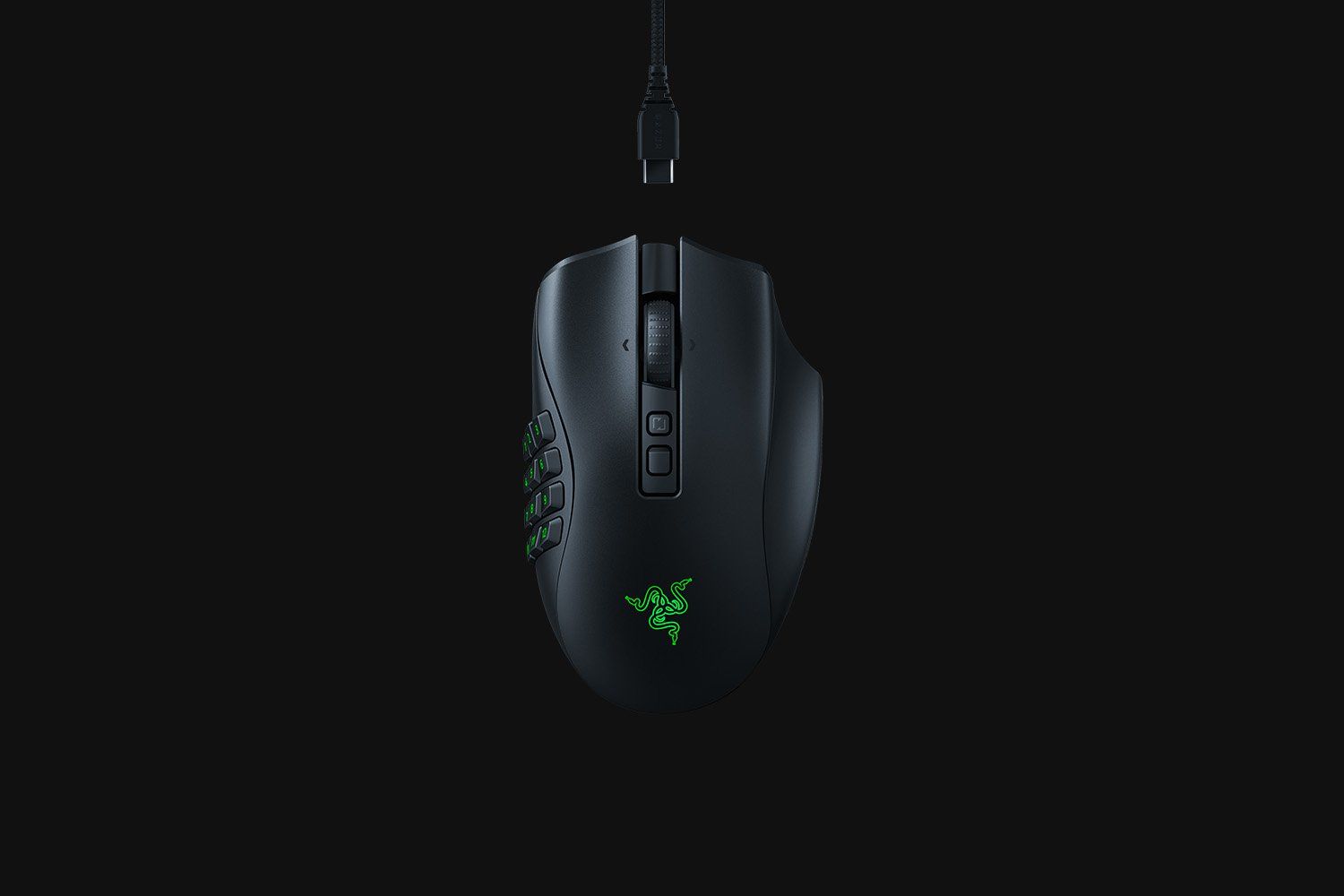 Razer Naga V2 Pro - Gaming Muis - Draadloos - 30000 DPI - Zwart
