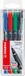 STABILO OHPen Permanente Marker Universal S Punt 0,4 mm Etui Met 4 Kleuren
