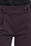 JDY Jacqueline de Yong Broek Jdygeggo Life New Long Pant Jrs Noo 15208430 Chocola Plum/black Butt Dames Maat - W32 X L32