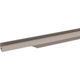 Accuride 100005392 roestvrij stalen effect Schüco greeplijst prego-kastdeurgreep 1095 mm, profiellijst voor het frezen van meubelfronten aluminium