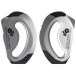 LS2 FF399 Plaque Aluminium Ratchet Panneaux Latéraux Casque Gris
