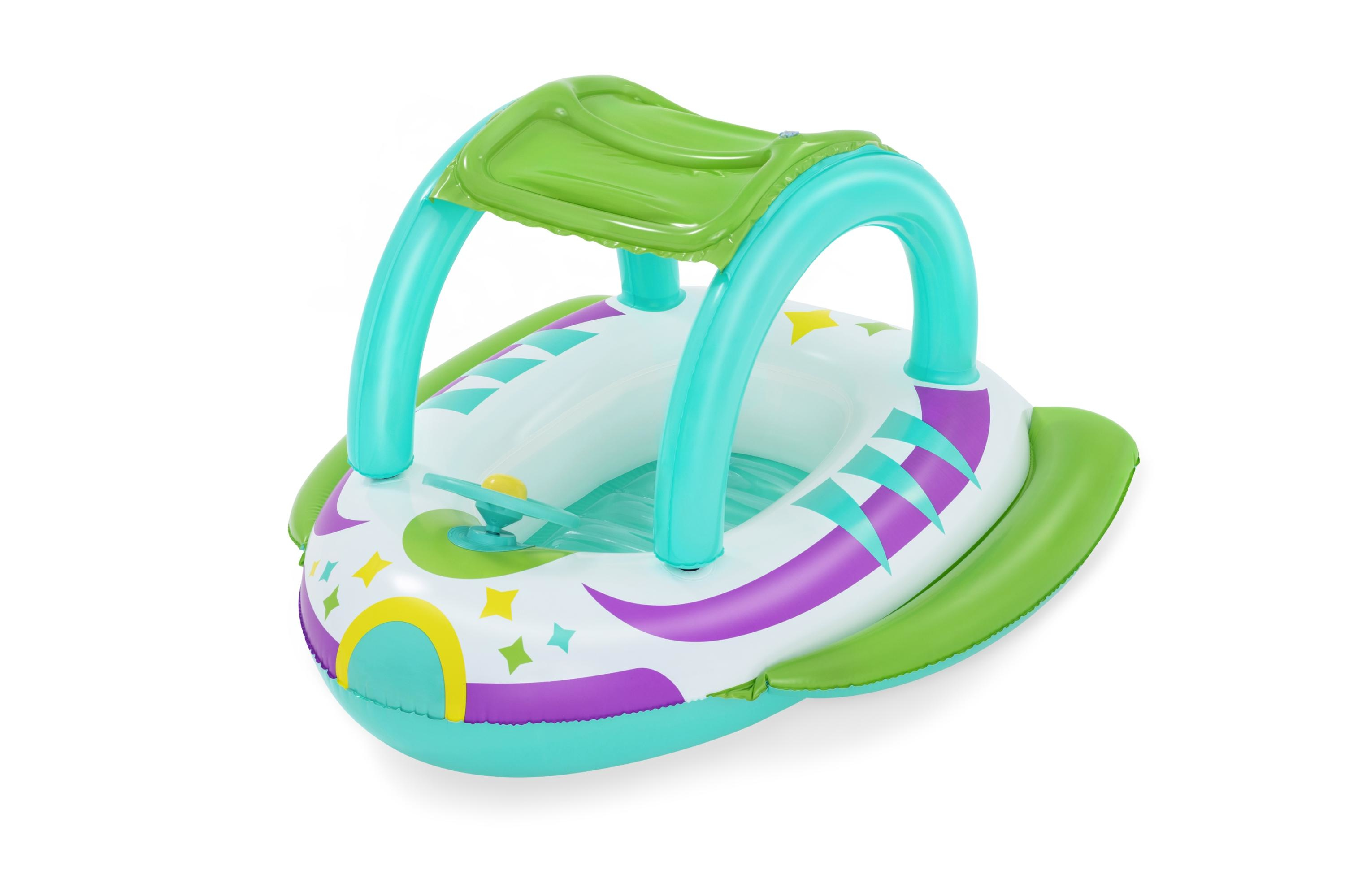 Bestway Bestway Space Splash Opblaasbare Babyboot met Zonnescherm