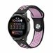 By Qubix Qubix Garmin Venu 4 - 45mm - Sport Edition Siliconen band - Zwart + roze - Smartwatch bandje 22mm