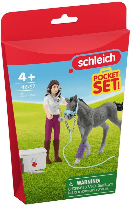 Schleich HORSE CLUB - Mevrouw Kramer met veulen - 42752