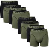 Vinnie-G Boxershorts - 8 stuks - Black / Forest Green - Maat L