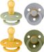 BIBS Colour Fopspeen - 6-18 mnd - 4-pack - Sage/Cloud/Honey Bee/Olive