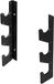 Yes4All Horizontale Wall Mount Barbell opbergrek met beschermende UHMW kunststof laag - halterhouder voor halterstang en lattrekstang