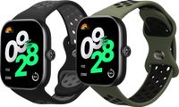 kwmobile 2x horlogebandjes geschikt voor Xiaomi Redmi Watch 4 bandje