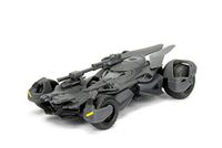 Jada Toys Batman Justice League Batmobil, voiture jouet, modèle réduit, die-cast, portes ouvrantes, échelle 1:32, noir