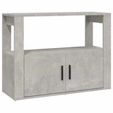 vidaXL Dressoir 80x30x60 cm Bewerkt Hout Betongrijs