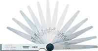 Vogel Germany voelermessenset (13 vellen, meetbereik: 0,05-1,00 mm, roestvrij staal, conische bladvorm, 100 mm lang) 413105