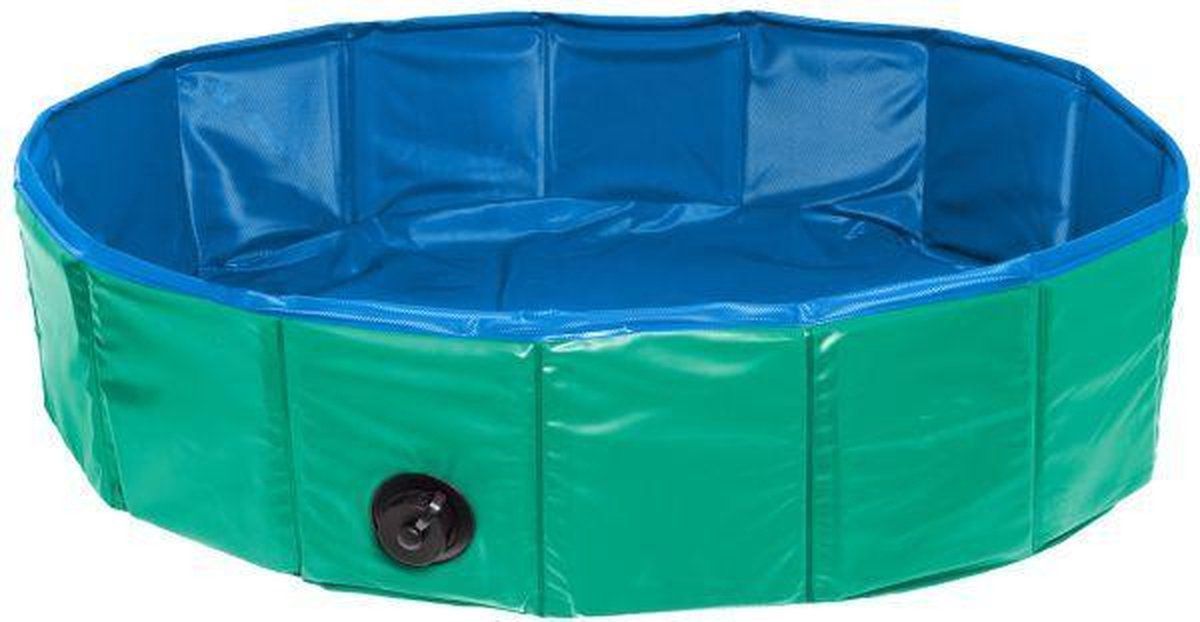 FLAMINGO Karlie doggy pool hondenzwembad groen / blauw 160x30 cm