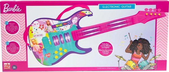 Kindergitaar Reig Roze - Roze - 3+ jaar - Barbie