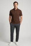 Baileys Heren Poloshirt Jersey Korte Mouwen Polo Bruin 5XL