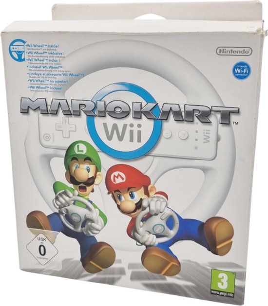 Nintendo Mario Kart Wii (Wii Wheel inbegrepen)