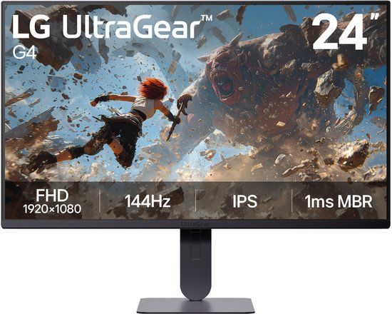 LG 24G411B-B - Full HD IPS Gaming Monitor - 24 inch - 144Hz
