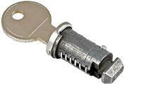 THULE Cylinder + stalen sleutel N219, voor volwassenen, uniseks, meerkleurig, eenheidsmaat