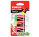 Kores PVC gum - Neon gum met papieren zak - 40x21x10mm - Set van 3 verschillende kleuren