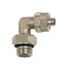 Riegler Hoekschroefverbinding »value line«, draaibaar, G 1/8 a., voor slang 6/4 mm, SW 14, werkdruk max. 18 bar, MS vern.