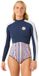 Rip Curl Dames G-Bomb 1.5mm Manches Longues Fermeture Éclair Dorsale Printemps