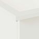 vidaXL Plantenbak met led 2 st wit 30 x 80 x 30 cm staal