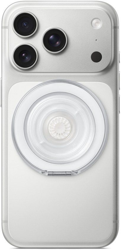 PopSockets PopGrip met Magnetische Ring Kick-Out & Stand - Clear